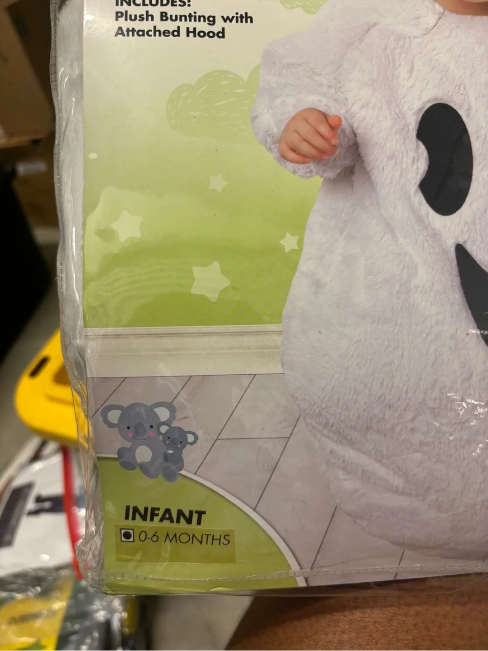 Spirit Halloween 0-6 Months Unisex Baby Boo Ghost Bunting Costume